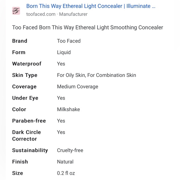 Born This Way Ethereal Light Concealer - Picture 7 of 12